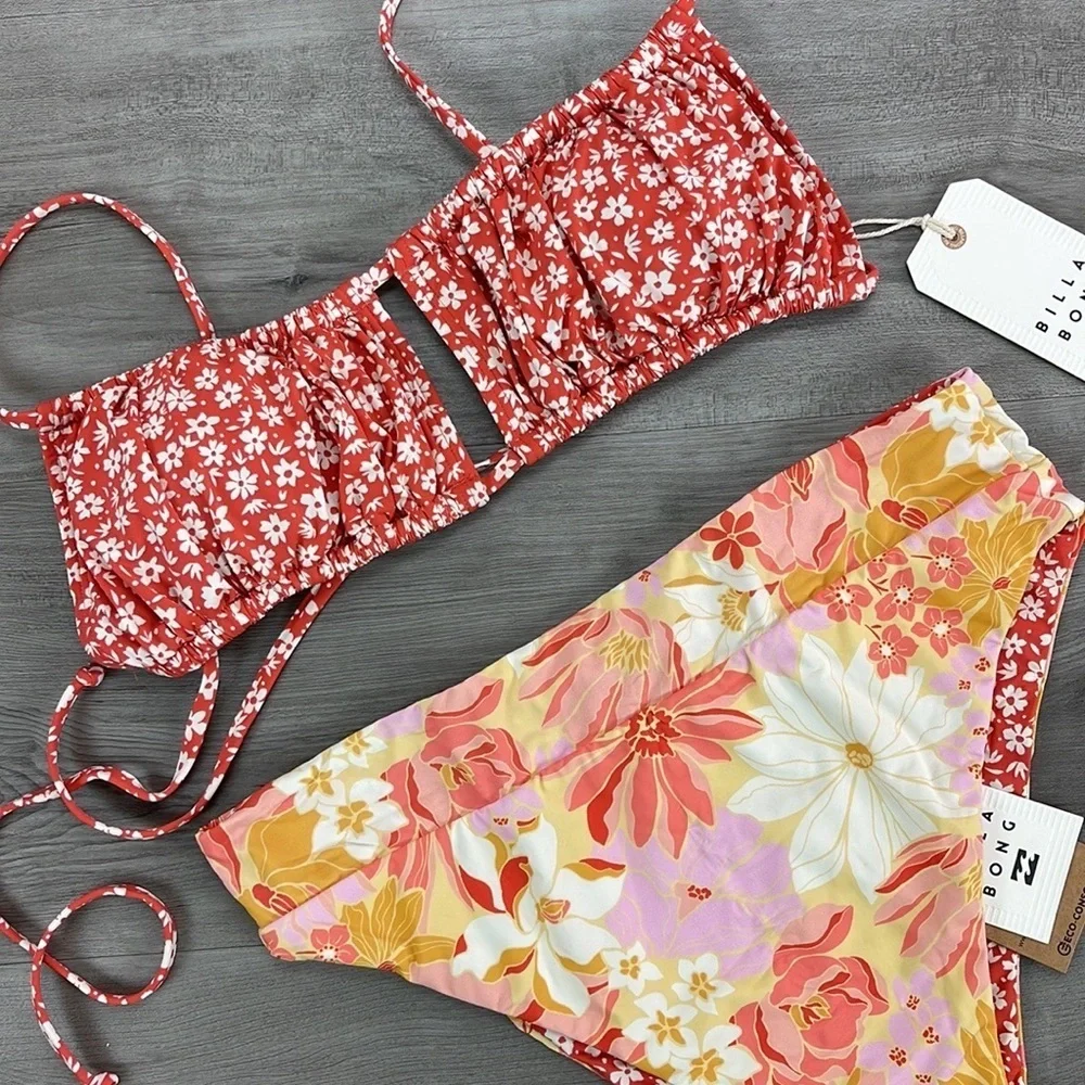 ☀️BILLABONG☀️ MADE FOR DAZE ALINA MADE FOR DAZE RISE BIKINI SET